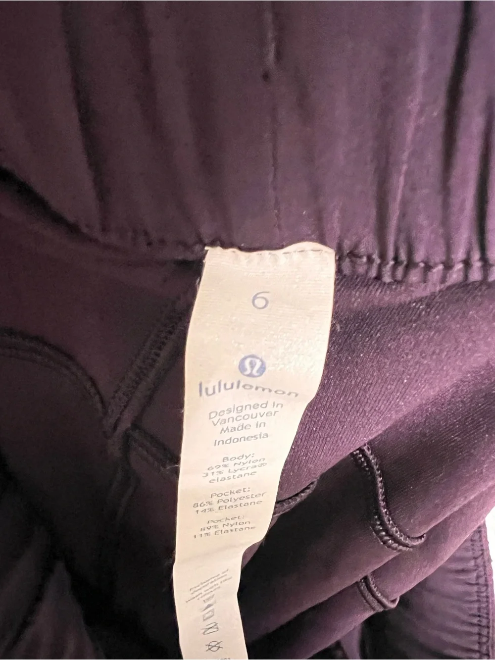 Lululemon Athletica Keep Moving 7/8 Pants